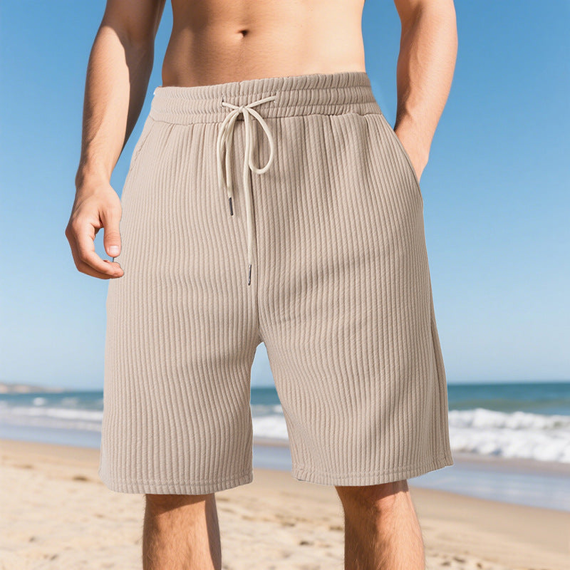 Herren lässige Strandshorts mit elastischem Bund und praktischen Seitentaschen Echoarchiv