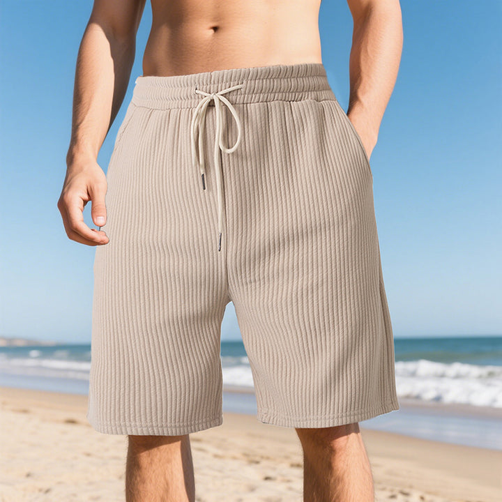 Herren lässige Strandshorts mit elastischem Bund und praktischen Seitentaschen Echoarchiv