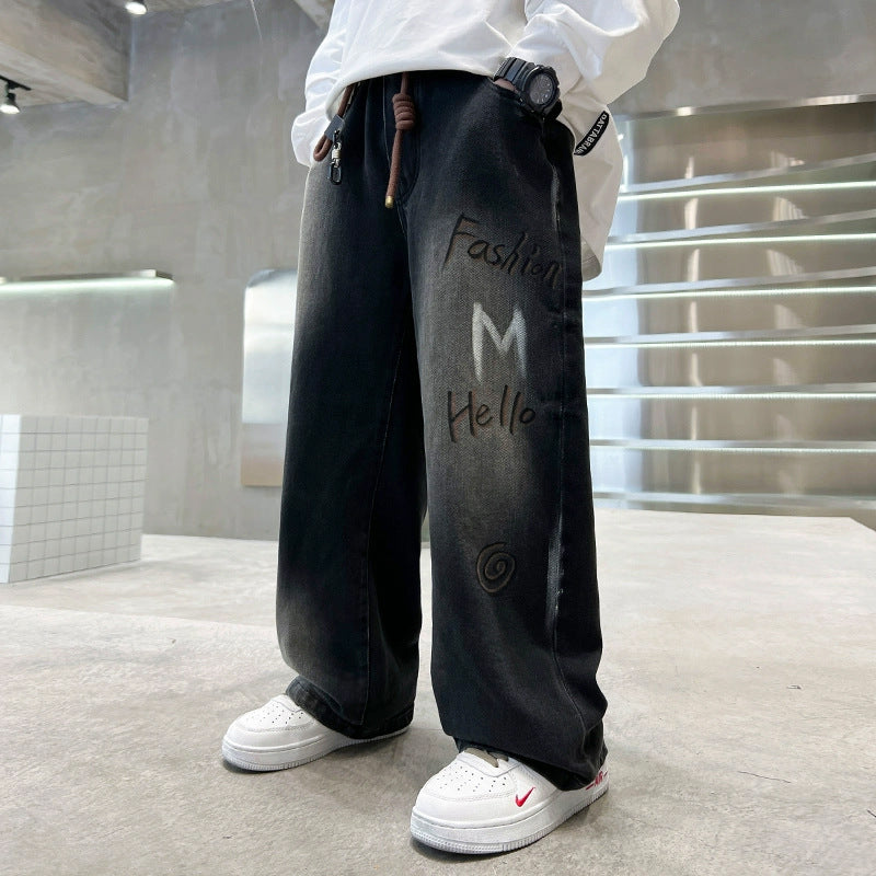 Unisex weite Denim-Hose im modischen Oversized-Style Echo Archiv