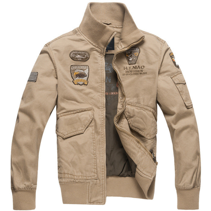 Herren Modische Utility-Jacke Echo Archiv