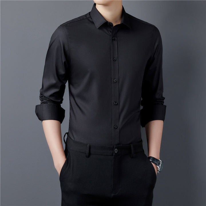 Herren Elegantes Langarmhemd Echoarchiv