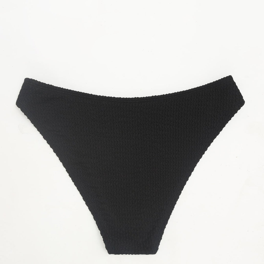 Damen Hochgeschnittene Bikini-Hose mit strukturiertem Design Echo Archiv