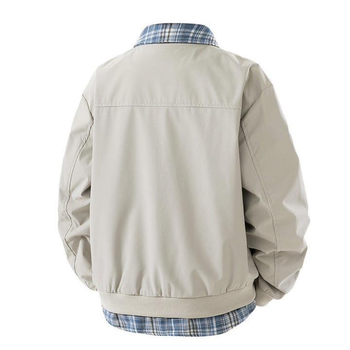Herren Sportliche Übergangsjacke mit Karomuster Echo Archiv