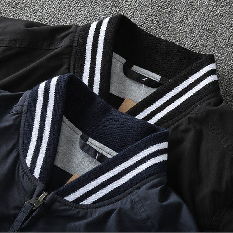Herren Sportliche Bomberjacke mit praktischen Taschen und elastischen Bündchen Echoarchiv