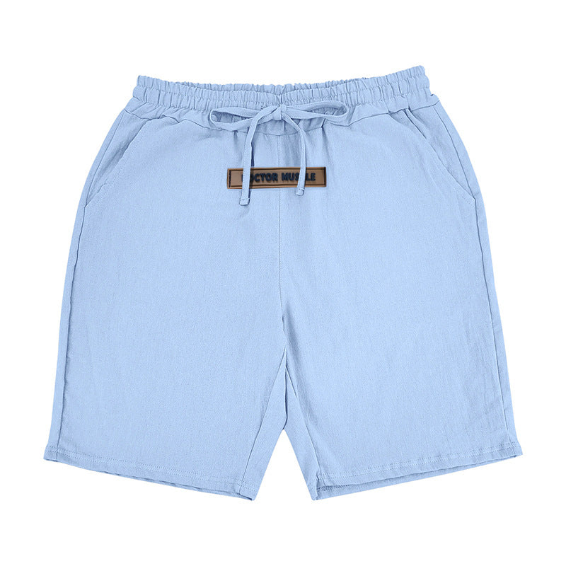 Herren lässige Strandshorts mit elastischem Bund und verstellbarem Kordelzug Echoarchiv