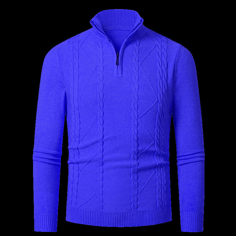 Herren Strickpullover mit modischem Reißverschluss Echoarchiv