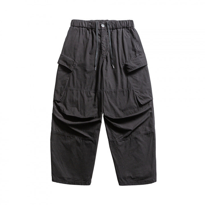 Herren Baggy-Cargo-Hose mit elastischem Bund, Kordelzug und verstärkten Kniepartien Echo Archiv