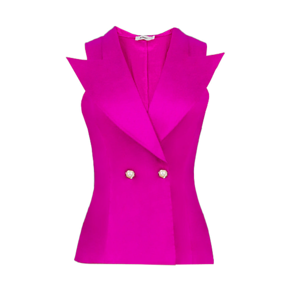 Damen elegantes Blazer-Ensemble mit modernem Schnitt und feinen Knopfdetails Echo Archiv