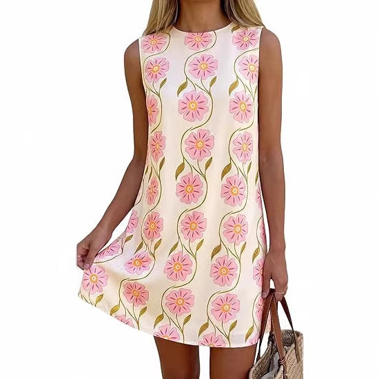 Damen Sommerkleid im Vintage-Stil mit Blütenmuster Echo Archiv