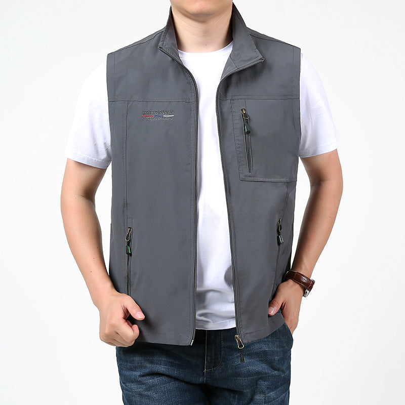 Herren Vielseitige Outdoor-Weste Echo Archiv