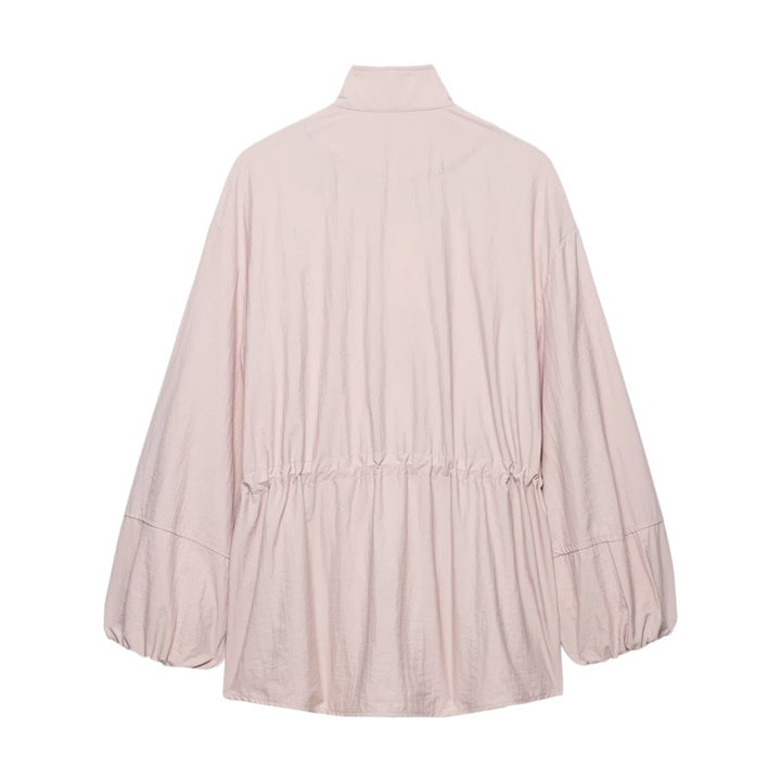 Damen leichter Oversize-Parka mit Tunnelzugtaillierung und Ballonärmeln Echo Archiv