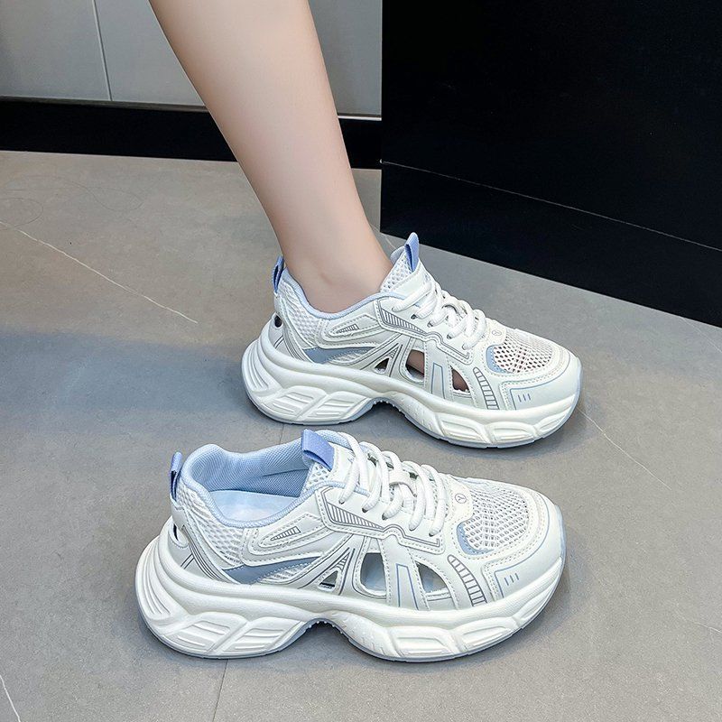 Damen Sportliche Mesh-Sneaker mit atmungsaktiver Konstruktion und dämpfender Sohle Echo Archiv