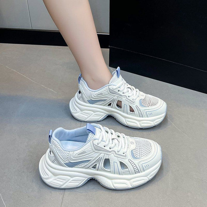 Damen Sportliche Mesh-Sneaker mit atmungsaktiver Konstruktion und dämpfender Sohle Echo Archiv