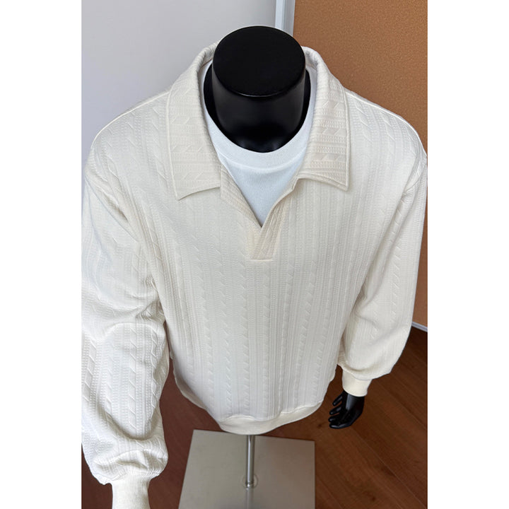 Stilvoller und atmungsaktiver Stehkragenpullover für Männer Echo Archive