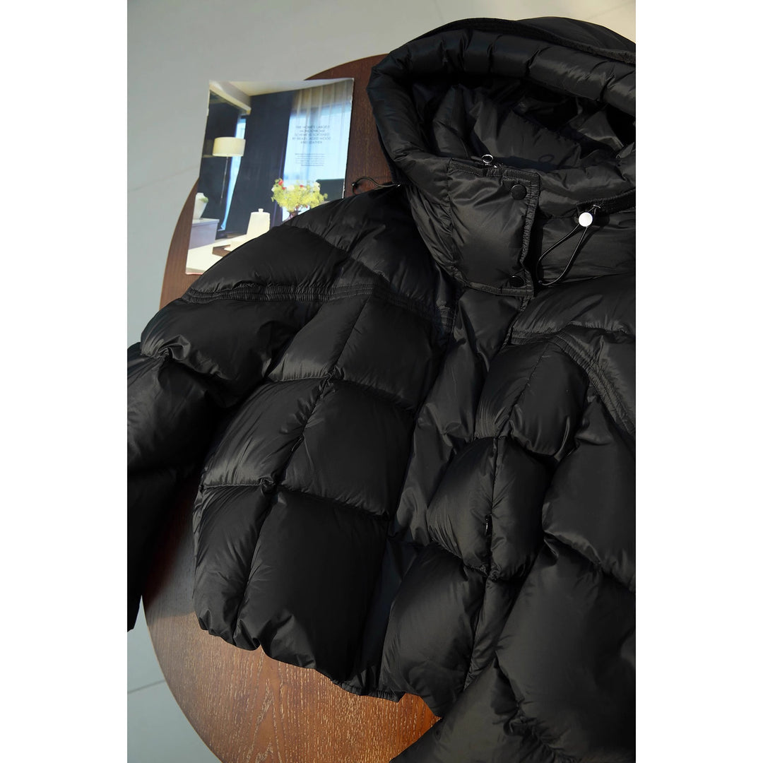 Damen modische Steppjacke mit hohem Kragen Echoarchiv