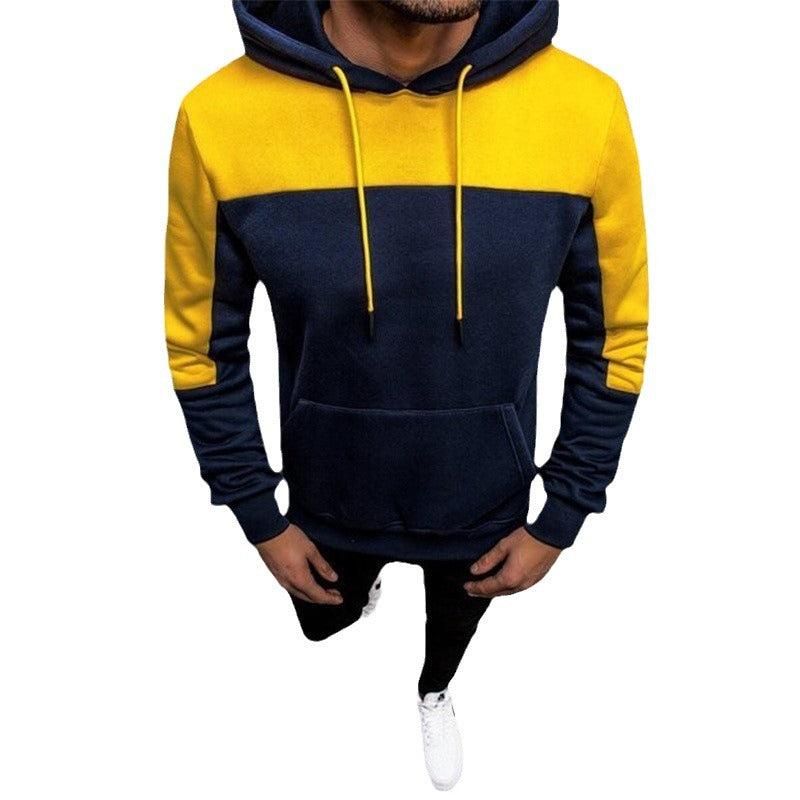 Herren Kapuzenpullover mit kontrastierenden Einsätzen Echoarchiv