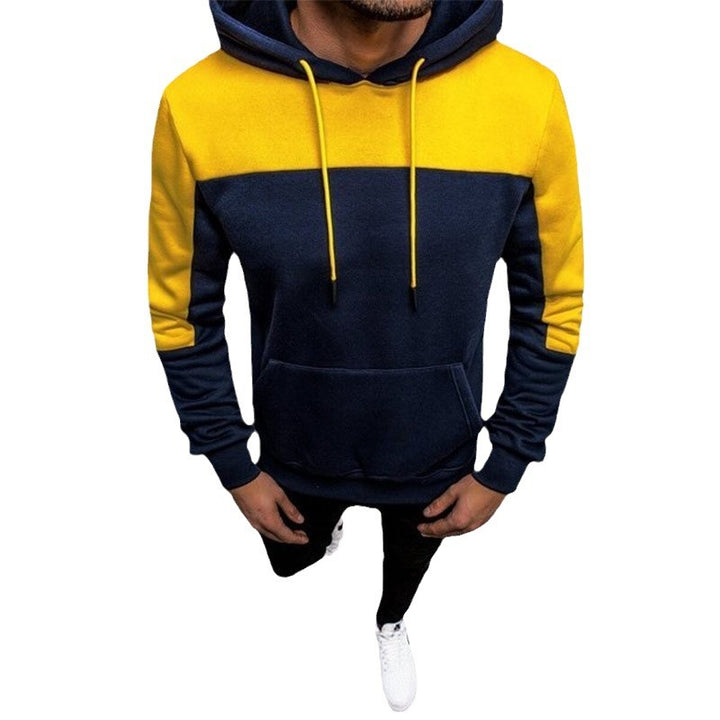 Herren Kapuzenpullover mit kontrastierenden Einsätzen Echoarchiv