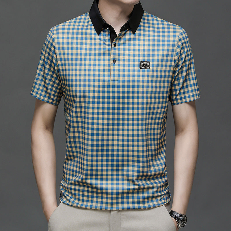 Herren Karomuster Poloshirt Echoarchiv