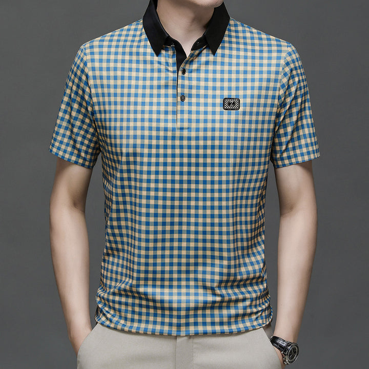 Herren Karomuster Poloshirt Echoarchiv