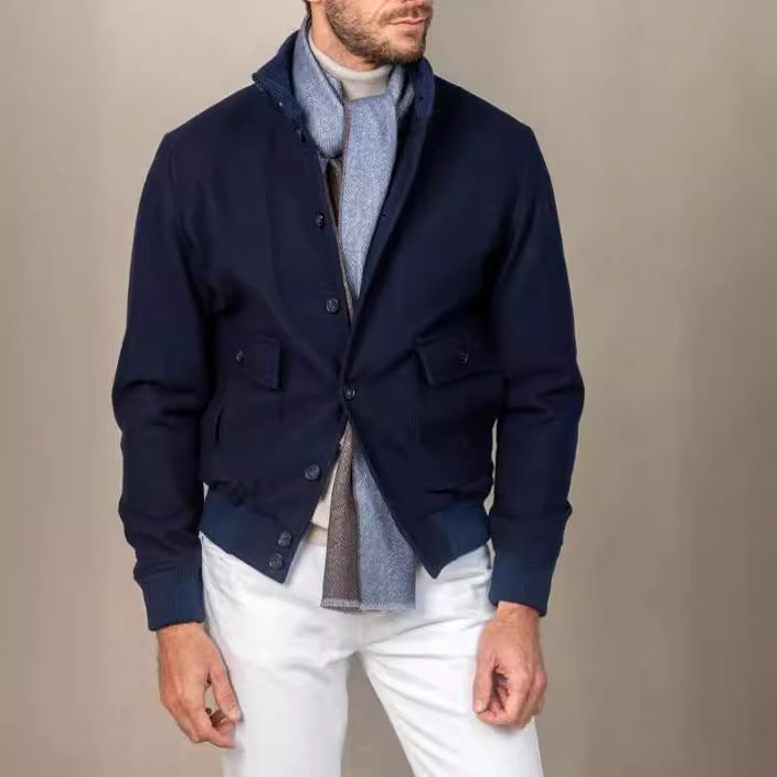 Herren elegante Utilityjacke mit praktischen Taschen und modischem Schnitt Echoarchiv