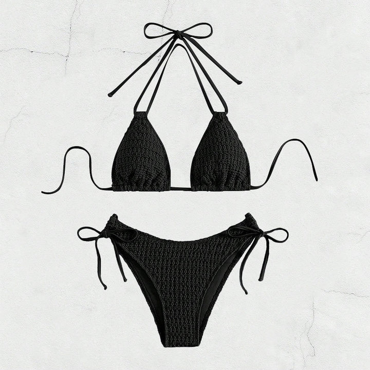 Damen Cropped Bikini mit raffinierten Bindebändern Echo Archiv