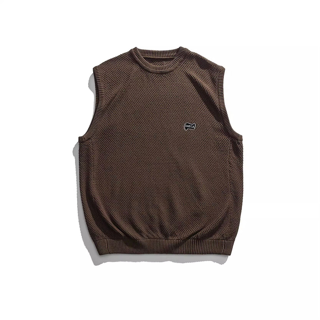 Herren Modischer ärmelloser Pullover Echoarchiv