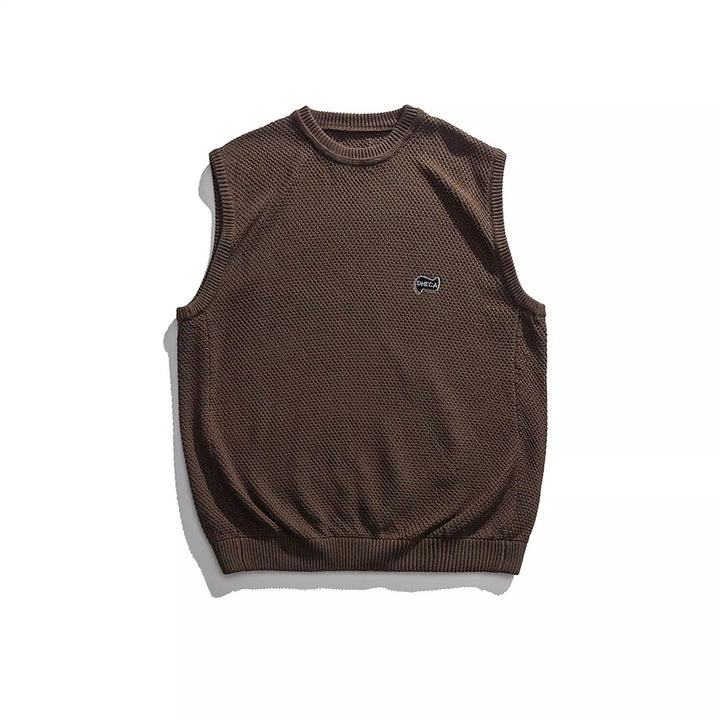 Herren Modischer ärmelloser Pullover Echoarchiv