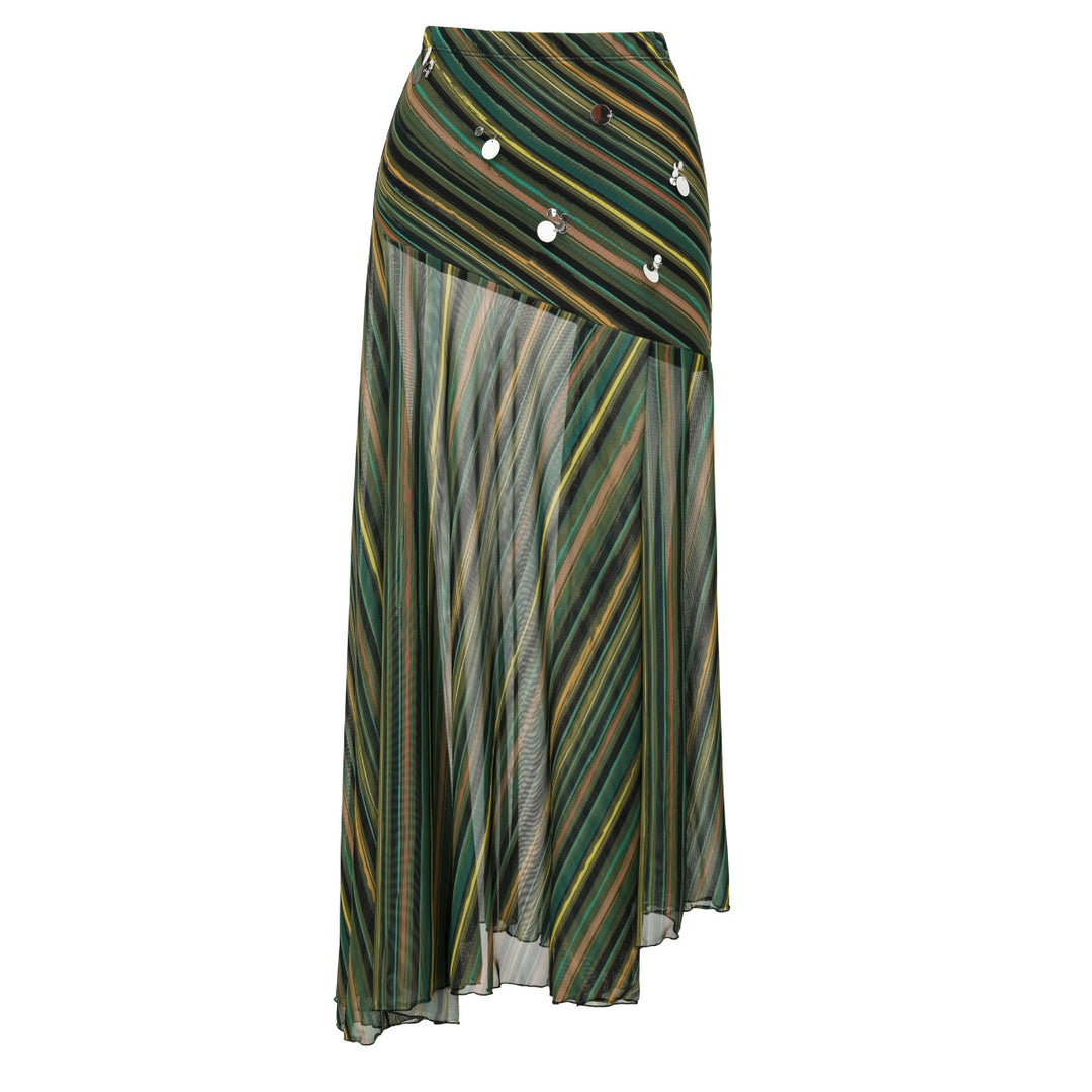 Damen eleganter Badeanzug mit passendem Strandrock Echo Archiv