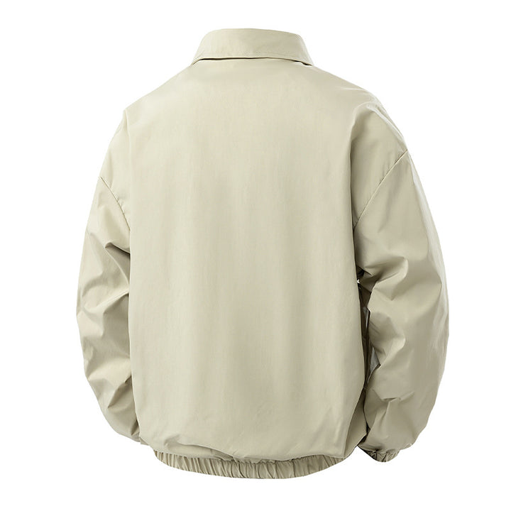Herren Leichte Utility-Coachjacke mit Druckknopfverschluss, Ärmel-Reißverschluss & elastischem Saum Echo Archiv