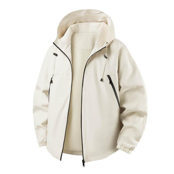 Herren Leichte Outdoorjacke mit verstellbarer Kapuze Echo Archiv