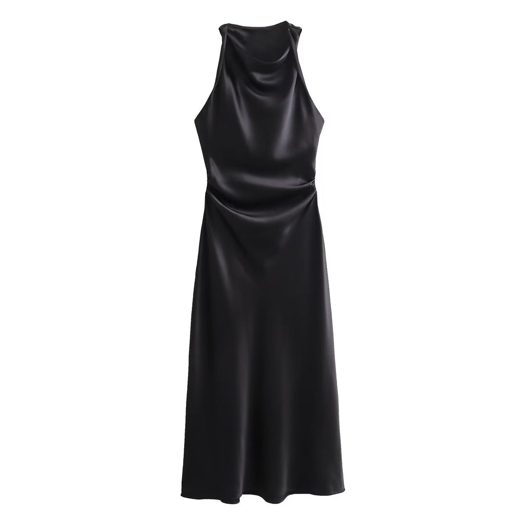 Damen elegantes Sommerkleid mit fließendem Schnitt und charmanten Rüschendetails Echo Archiv