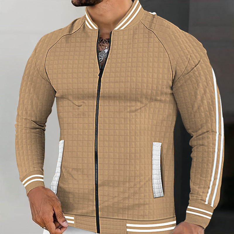 Herren gesteppte Sportjacke mit modernem Design und praktischen Reißverschlusstaschen Echoarchiv