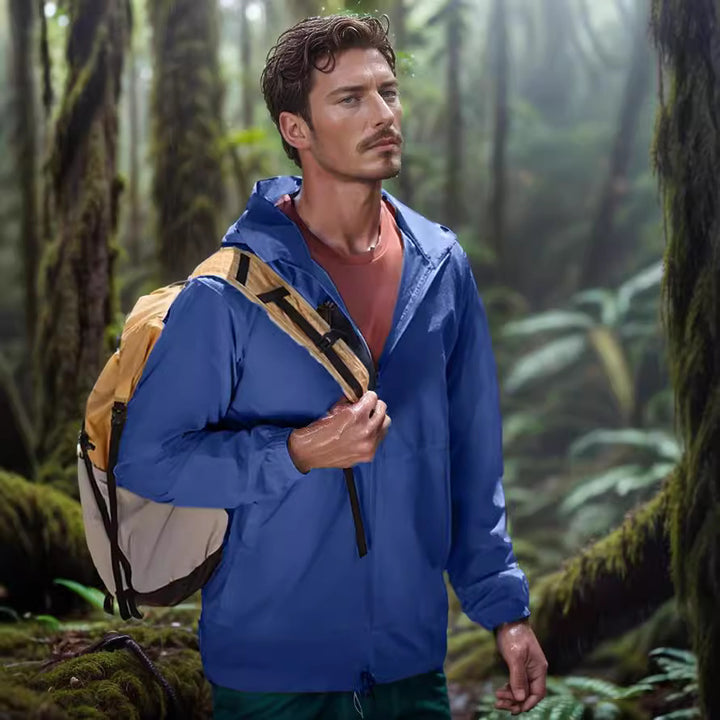 Herren Atmungsaktive Outdoor-Jacke mit Wasserabweisender Beschichtung Echoarchiv