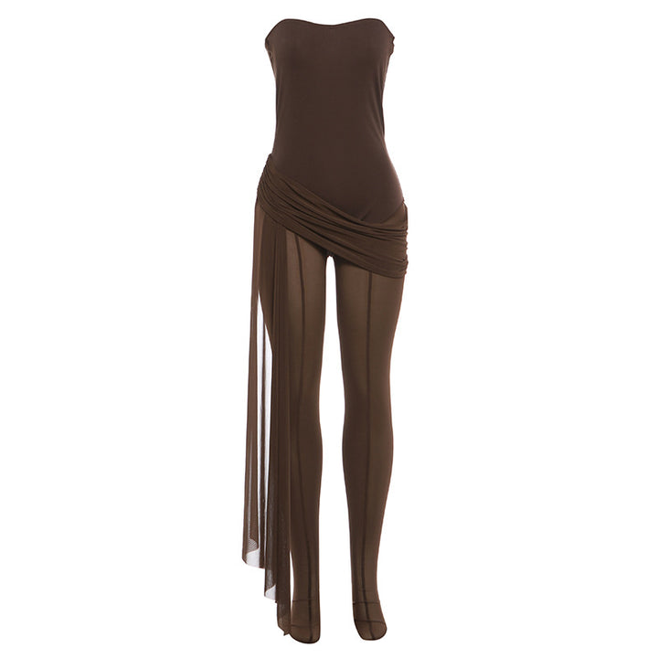Damen Korsett Kleid mit Raffung und figurbetontem Design Echo Archiv