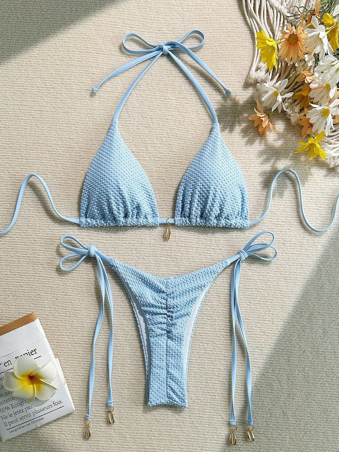 Damen Bikini mit strukturierter Oberfläche Echo Archiv