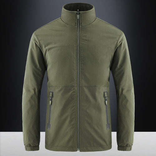 Herren Softshelljacke mit hohem Stehkragen und wasserabweisender Oberfläche Echo Archiv