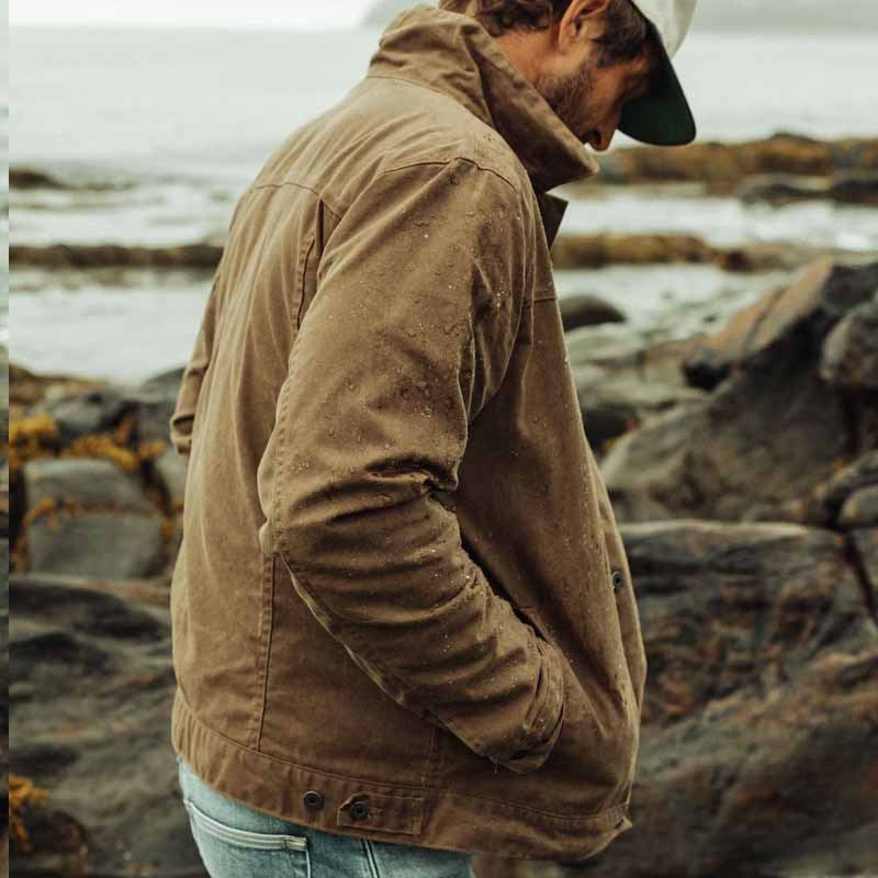 Herren wasserabweisende Casual-Jacke mit praktischen Brusttaschen Echoarchiv