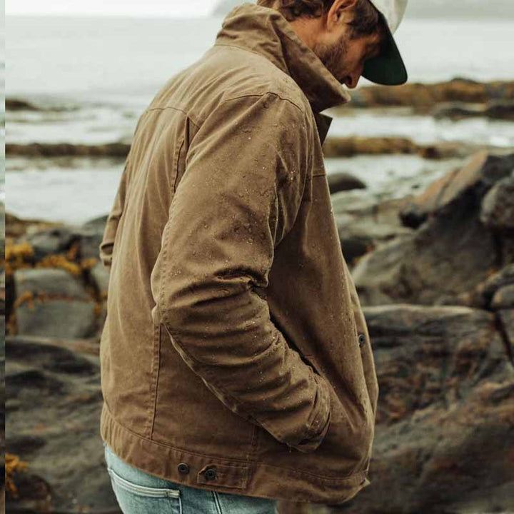 Herren wasserabweisende Casual-Jacke mit praktischen Brusttaschen Echoarchiv