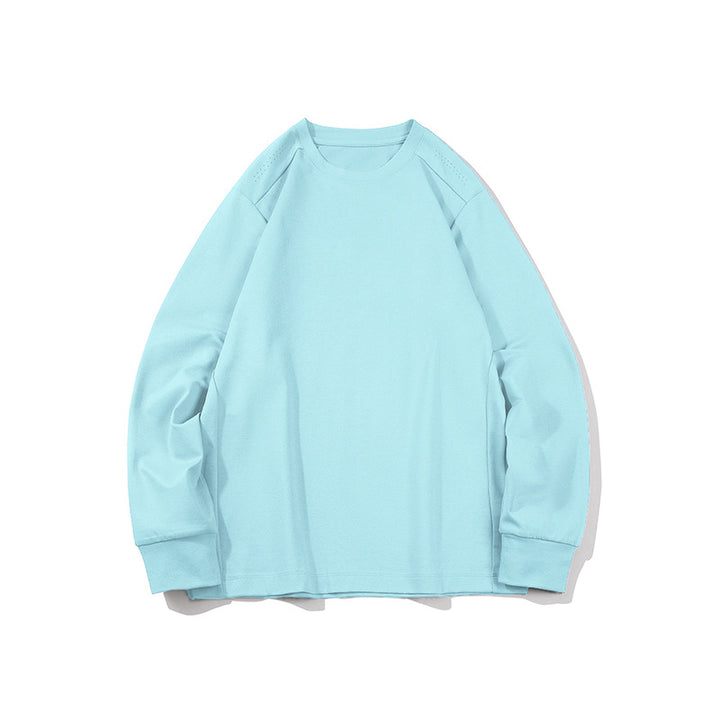 Herren Oversize-Langarmshirt aus schwerem Baumwolljersey mit Rundhalsausschnitt und gerippten Bündchen Echo Archiv