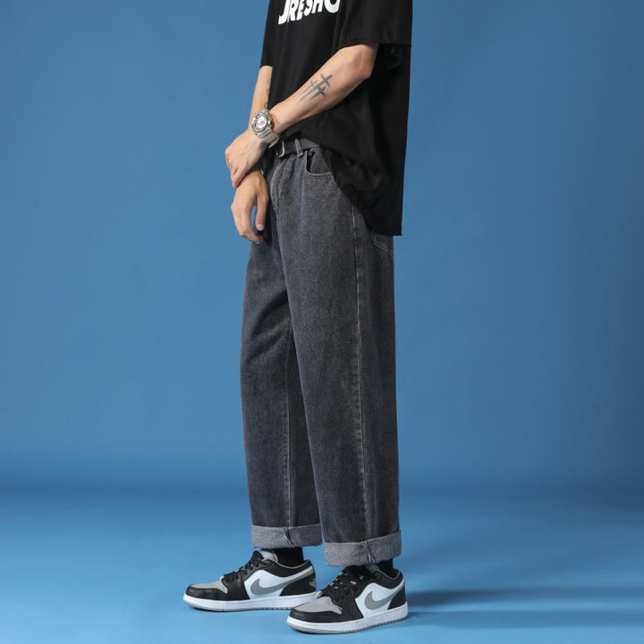 Herren Hoch geschnittene Relaxed-Fit Jeans Echoarchiv