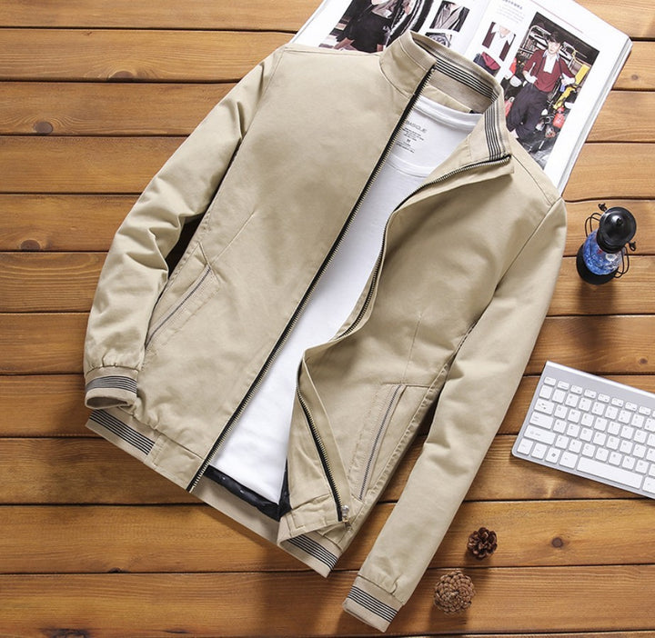 Herren nan gefütterte Winterblousonjacke mit weichem Teddyfutter, winddichter Außenhülle und verdecktem Zweiwege-Reißverschluss Echo Archiv