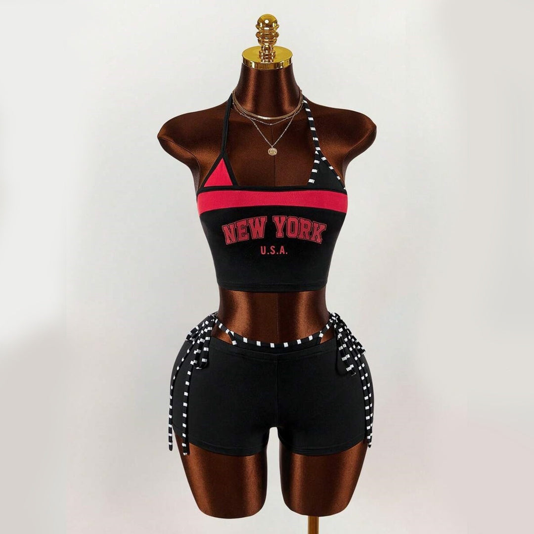 Damen Sportliches Oberteil mit Shorts Echo Archiv