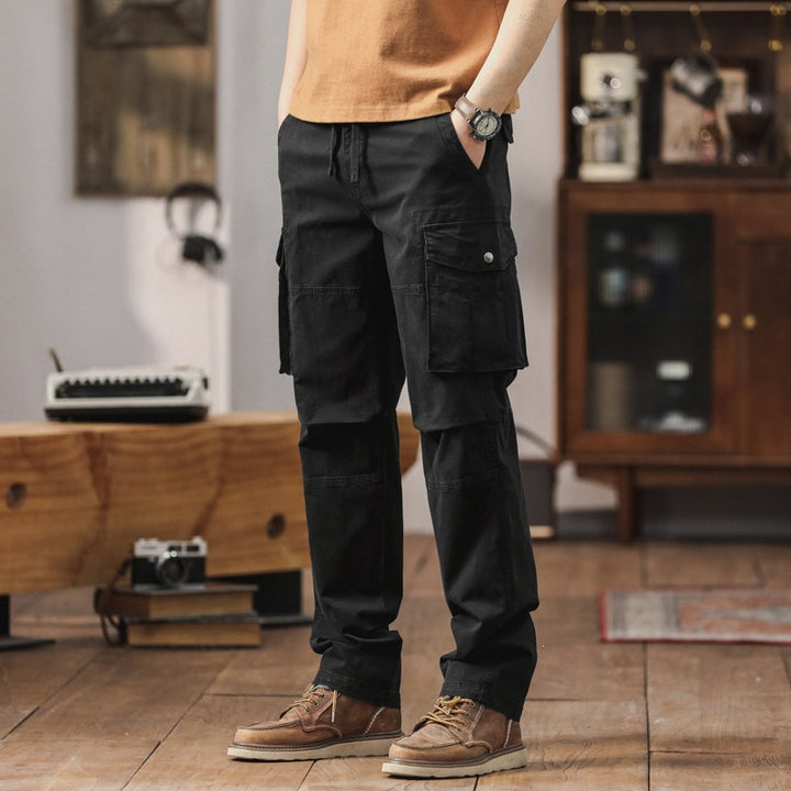 Herren Technische Cargohose mit geradem Schnitt, verstärkten Knien & Mehrfachtaschen Echo Archiv