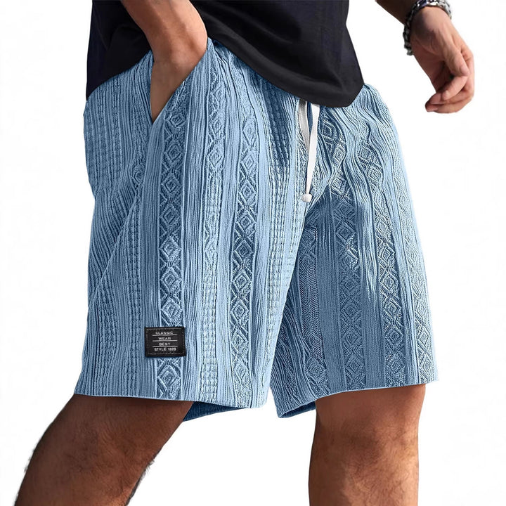 Herren Stilvolle Freizeithosen im lässigen Strickdesign Echoarchiv