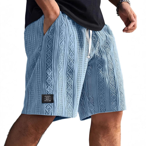 Herren Stilvolle Freizeithosen im lässigen Strickdesign Echoarchiv