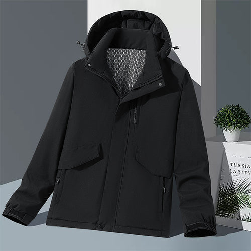 Herren Wetterfeste technische Jacke Echo Archiv