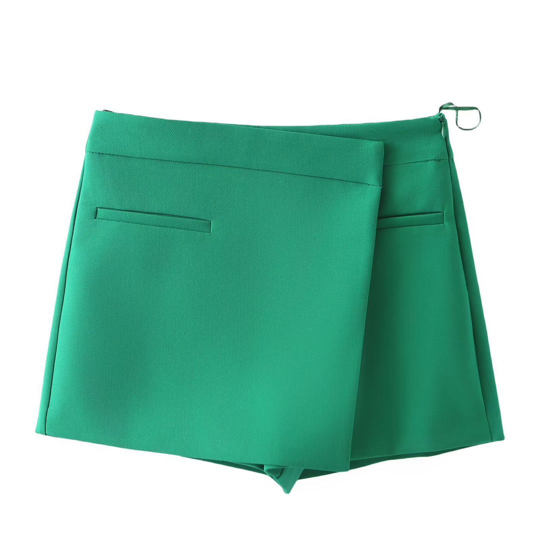 Damen eleganter Minirock mit subtilen Taschen und tailliertem Schnitt Echo Archiv