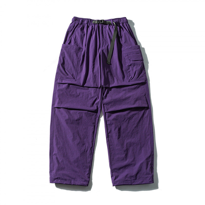 Unisex Utility-Cargo-Hose mit elastischem Bund, verstellbarem Gurt und großen aufgesetzten Taschen Echo Archiv