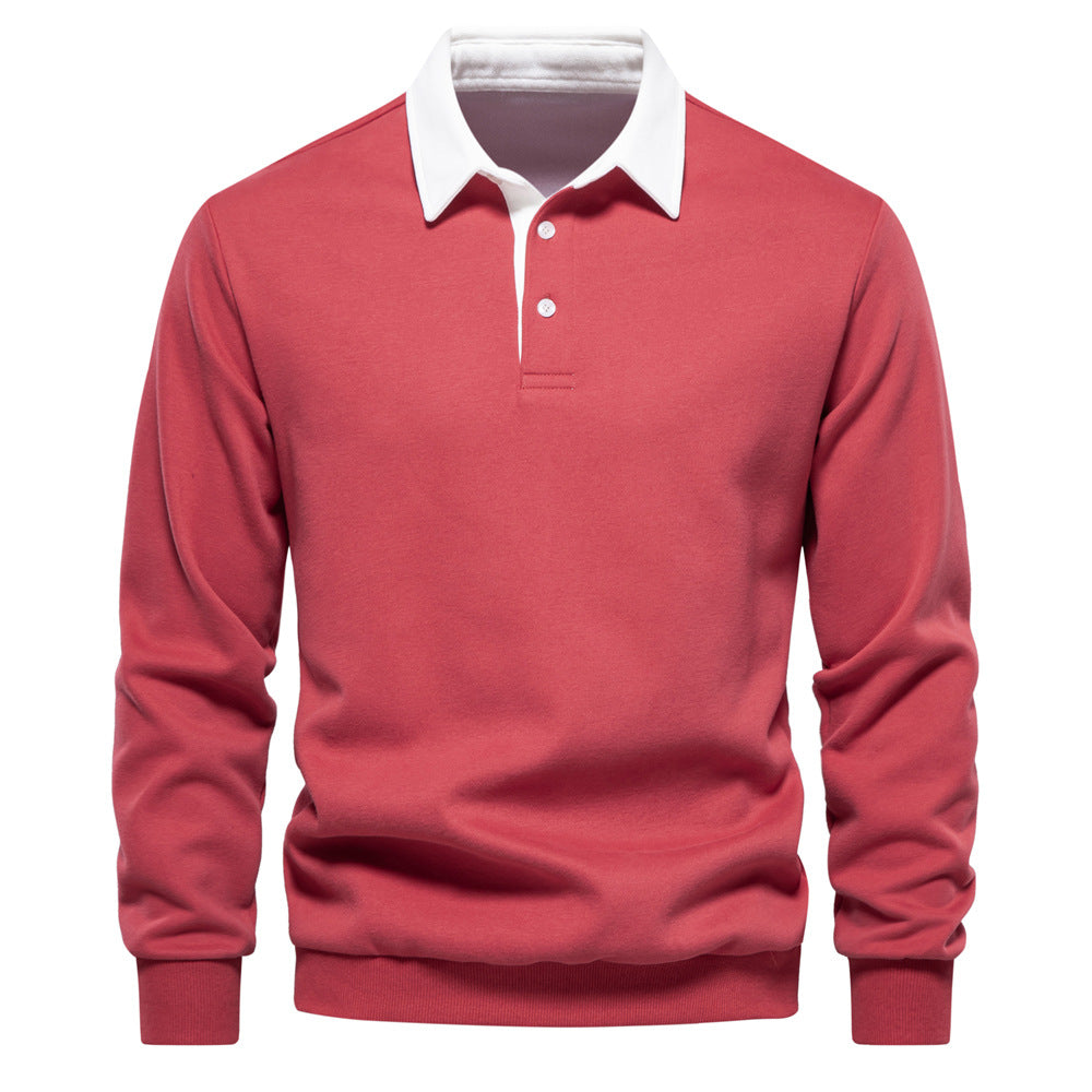 Herren Poloshirt mit kontrastierendem Kragen Echoarchiv