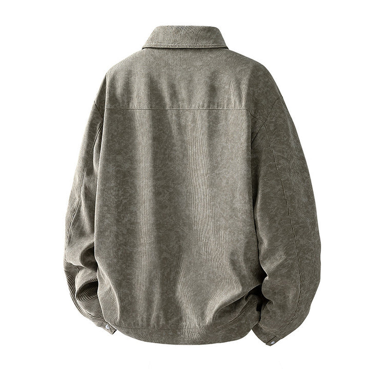 Herren Gemusterte Cordjacke mit praktischen Taschen Echo Archiv